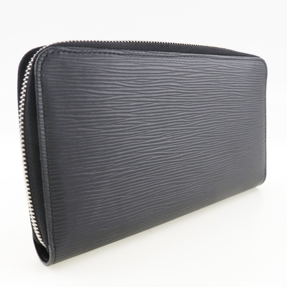 Louis Vuitton Zippy Organizer M60632 Epi Leather Noir Black CA2136 Men's Long...